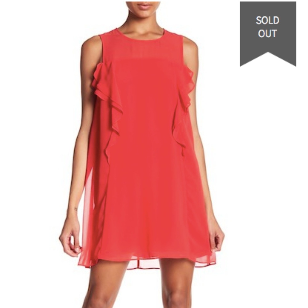 Ruffle Shift Dress